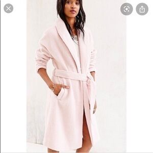 Urban Outfitters pale pink duster coat